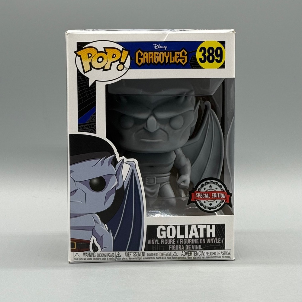 Funko Pop! Disney #389 Goliath Gargoyles Stone Exclusive Box Damage *Vaulted*
